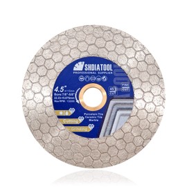 SHDIATOOL Diamond Cutting and Grinding Disc for Angle Grinder with 115 mm Diameter Granite Marble Tile Natural Stones