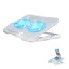 Laptop Cooling Pad with 2 Fans,About 1400 RPM Laptop Cooling