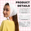 APLZGMG White Hair Bandana Headbands for Women, Floral Head Scarf