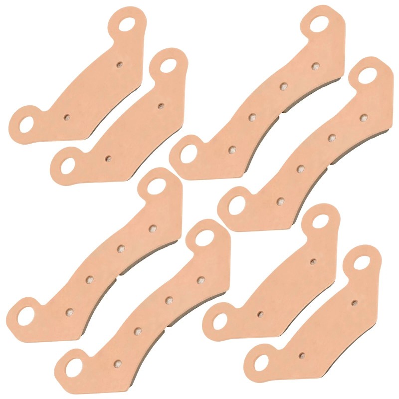 Caltric Front & Rear Brake Pads for John Deere M-Gator