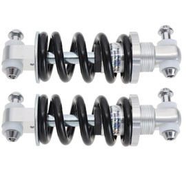 VGOL 2pcs 125mm Rear Shock Damper 750LBS Shock Absorber Motorcycle Absorber Spring Struts Coil Assembly Accessory for ATV Go-Kart Scooter 49cc