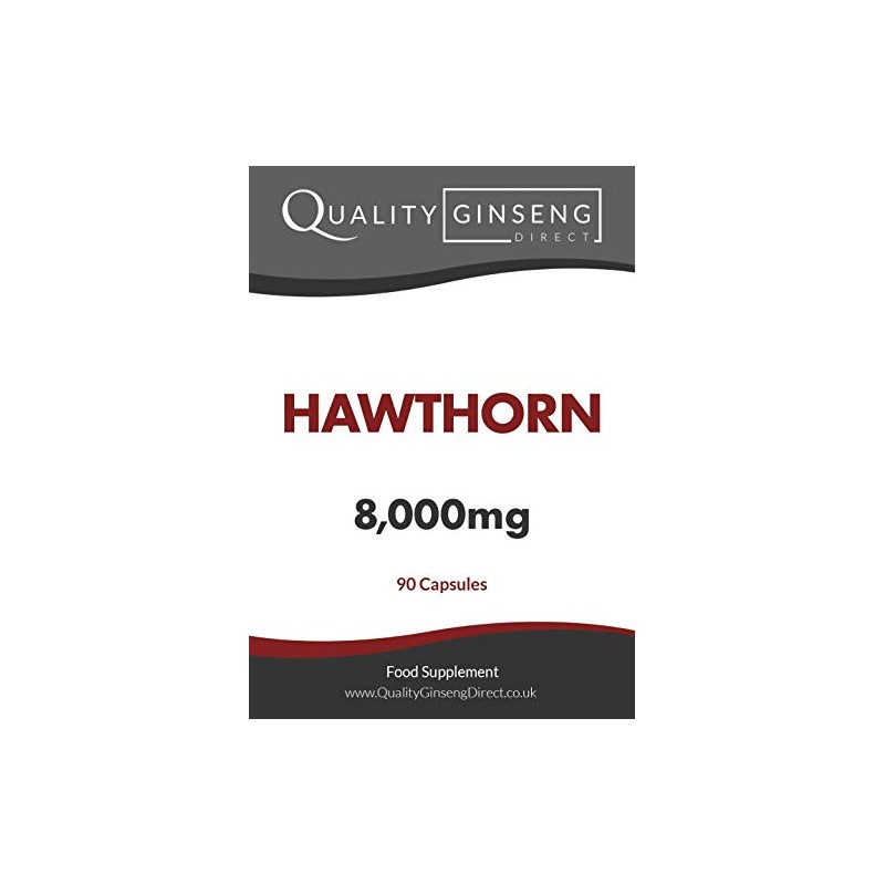 Hawthorn - 8,000mg Capsules - Powerful Formula (90 Capsules)