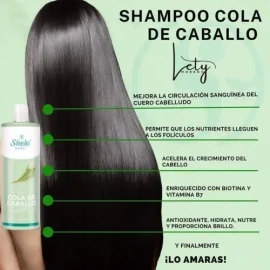 3 Shampoo Cola De Caballo Crecimiento/ Cabello Largo +regalo