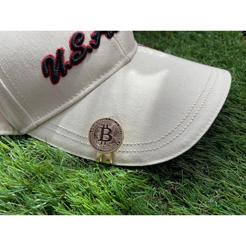Don Flyee Golf Marker Magnet Cryptocurrency Alloy Hat Clip E0017