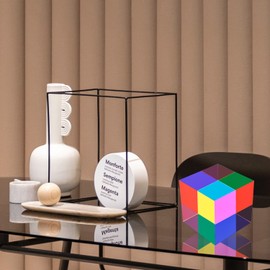 ZhuoChiMall CMY Mixing Colour Cube, 3.15 inch (80mm) Acrylic Mixing Color Cube Prism for Physics Education Learning and Office Desktop Decor, Scientific Toys and Gifts for Kids