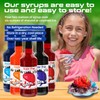Sugar-Free-Sno-Cone Syrup 32oz Six pack- (Choose Your Own)