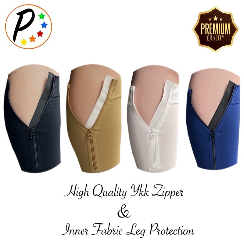 Presadee Premium Footless 20-30 mmHg Firm Compression YKK Zipper Leg