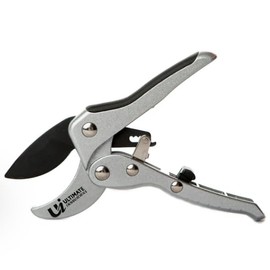 Garden Ratchet Clippers by Ultimate Innovations (Silver/Black)