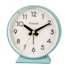 Tinload 4.5" Battery Operated Antique Retro Analog Alarm Clock, Small