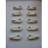 Generic 10 Window Screen Storm Clip Plastic Sash White Holder