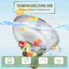 TEAMFAR Strainer, Stainless Steel Kitchen Pasta Strainer with Handles, Micro-Perforated