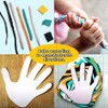 42pcs/set DIY Clay Handprint Bowls Kit Clay Jewelry Bowls Marbled