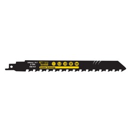 1 x SabreCut SCRS1543HM Tungsten Carbide 240 mm 2 TPI S1543HM Small Stones Poroton Fibre Cement Concrete Straight Cut Reciprocating Saw Compatible with Bosch Dewalt Makita and Many Others