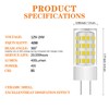 HUIMEIJIA G5.3 LED Bulb 12-24v 4W Equivalent to 40W Halogen
