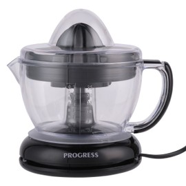 Progress EK5881 Compact Citrus Juicer - 700ml BPA Free Jug With Measurements, Includes Small & Large Juicing Cones, Multidirectional Rotation For More Juice, Built-In Easy Pour Spout, Detachable Base