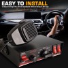 8Tones 200W Emergency Speaker/Fire Truck Siren PA IP67 Waterproof Yelp/Wail/Hi-Lo
