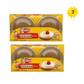 Keebler Ready Crust Mini Graham Cracker Pie Crusts Premade Pie Crusts 4 oz x 12c