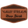 Valley Stream New York City Retro Souvenir 2x3 Hexagonal Iron-on