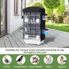 DONGKER Bird Cage Cover,Waterproof Bird Black-Out Warm Cover with Zipper