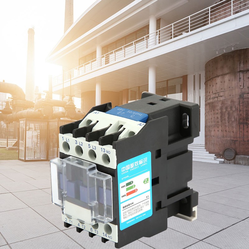CJX2-1210 Rail Mount Contactor Industrial Electric Contactor (48V AC)