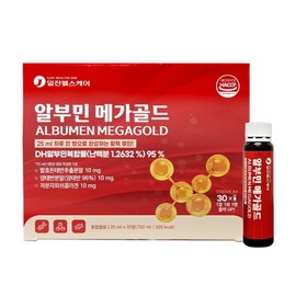 Iljin Healthcare Albumin Mega Gold 25ml x 30 bottles Pig Placenta Sheep Placenta / 일진헬스케어 알부민 메가골드 25ml x 30병 돈태반 양태반