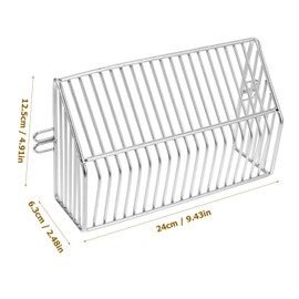 Operitacx Stainless Steel Downspout Filter Strainer Roof Gutter Guard for Balconies Gardens Roofs Lightweight Easy to Install Prevents Clogging From Leaves Debris Durable Design