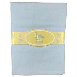 Baby Flat Sheets x 2 Flannelette Moses Basket pram Crib Blue