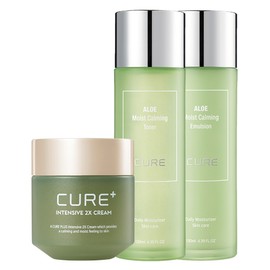 Cure Calming Toner + Emulsion + 2X Cream [2x Mini 2] / 큐어 카밍 토너+에멀젼+2X크림 [2x미니2]