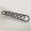 INRENG 7pcs 1mm Stainless Steel Women's Plain Band Thin Knuckle