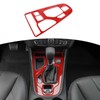 RT-TCZ for Cherokee Red Gear Shift Panel Cover Trim for