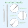 Stainless steel lancet needle acne, blackhead remover, comedone squeezer, blackhead