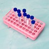 BIGLEE Plastic Test Tube Holder Rack with Silicone Pad for