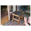 Ikea STACKHOLMEN Stool, Outdoor, Light Brown Stained 48x35x43cm