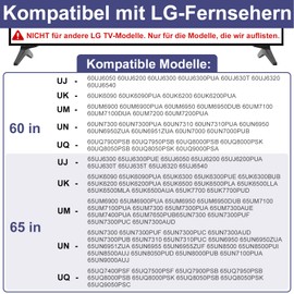 TV Stand for LG TV Legs, for 60 65 Inch LG TV 60UJ6050 60UK6090 60UM6900 60UN7300 65UJ6300 65UK6090 65UM6900 65UM7300PUA 65UN6950 with