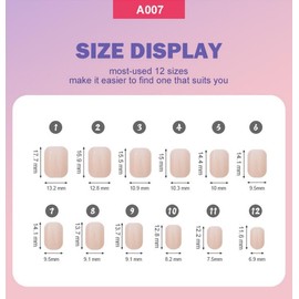 12Packs 288Pcs Square Press on Nails 12Colors Short Square Fake Nails Solid Color False Nails Pure Color False Nail Tips Glossy Nails Press ons,Colorful Nail Art for Women Girls Daily Wear Manicure