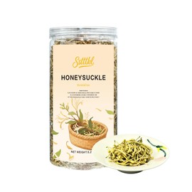 Honeysuckle Flower Tea Loose Leaf -5.29oz (150g) | Jin Yin Hua | Caffeine-Free Dried Tea Buds | Floral Infusion for Daily Brewing