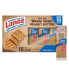 Lance Sandwich Crackers, Made with Whole Grain Crackers, Peanut Butter,