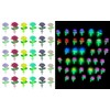HOMICO 200 Pieces Tiny Rose Decor for Dollhouse Mini Resin