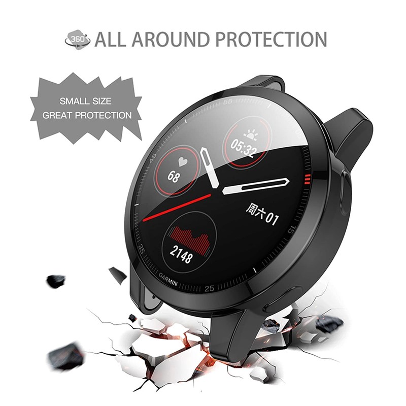 Disscool Full Coverage Case for Garmin Venu 2/Garmin Vivoactive 4,Soft