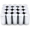 33mm by 4 Inch Height Cylinder Chrome Lug Nut Covers