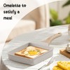 Caannasweis Egg Pan Omelette Pan, Nonstick Granite Omelette Skillet Breakfast