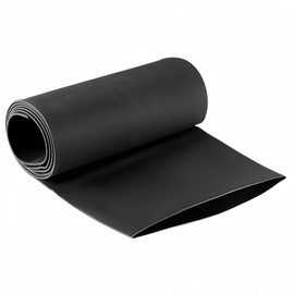 BOXONLY 80mm Dia 128mm Flat Width EVA Heat Shrink Tubing Insulation Sleeving,Shrinkable Tube Cable Sleeve 1m,Black,1PC
