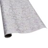 Caspari Marbled Ceramica Silver & Lavender Roll Wrap - includes