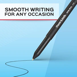 Paper Mate 4621401 Write Bros Ballpoint Pens, Medium Point (1.0mm), Black, 60 Count