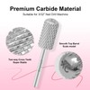 3/32" Large Barrel Smooth Round Top Tungsten Carbide Nail Drill