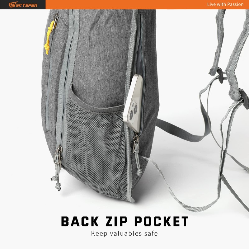SKYSPER 10L Foldable Backpack Ultralight Daypack Waterproof Daypack Travel Backpack