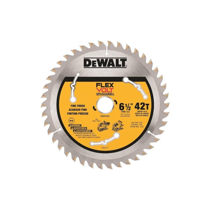 Dewalt Flexvolt Track Saw Blade 6 1/2In 42T