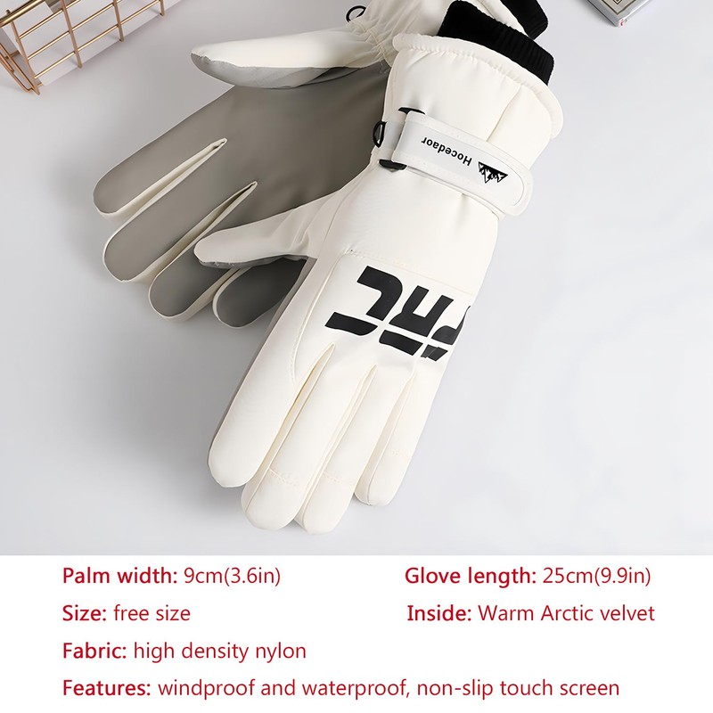 Vanolu Winter Gloves for Women Men, Touchscreen Cold Weather Gloves