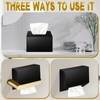 Acrylic Hand Towel Box Cover Holder for Kleenex, Disposable Paper