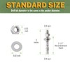 LIONMAX Stainless Steel Concrete Anchor Bolts 3/8" x 3 Inch,